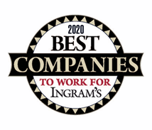 Ingram's 2020 Best companies to work for Badge